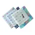 2 X 3x Lenços Femininos De Algodão Bolso Quadrado Lenços