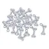 2 X 50x Pingente De Pingente De Prata Tibetana Bonito Em