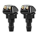 2 X Bocal De Jato De Spray De água Para Carro Compatível Com Dodge/journey/juvc/carregador/durango/cbliber/sxt/dart/ram/avenger/caravan/challenger