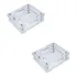2 X Caixa Case Em Acrílico P/ Termostato Digital W1209/ Nf