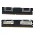2 X Memória Elpida Ebe11fd8agfd-6e-e: Ddr2, 1gb, 2rx8, 333f