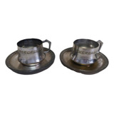 2 Xicaras Antigas Espessuradas