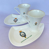 2 Xicaras Chocolateiras Com