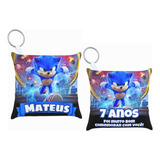 20 Almochaveiros Sonic Lembrancinhas