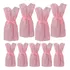 20 Avental Descartavel Rosa Tnt Sem Manga 40gr Paciente