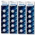 20 Baterias Pilha Cr2016 3v Philips Cr2016p5b/59 Moeda 4 Cartelas