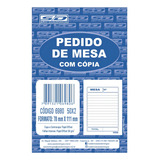 20 Blocos Comanda Pedido
