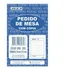 20 Blocos Pedido De Mesa Com Cópia 50x2 Folhas São Domingos