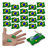 20 Bottons Broche Brasil