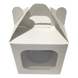 20 Caixas Para Panetone C/berço Acetato 100g 10x10x10cm Kit