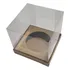 20 Caixas Para Panetone C/berço Mini Bolo 100gr 10x10x10 Kit