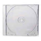 20 Capa Caixa Acrilica Cd Box Tradicional   Transparente