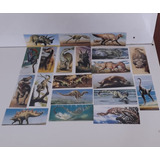20 Cards Dinossauros,chocolate Surpresa,em Super Bom Estado