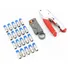 20 Conector Rg59 + Alicate Crimpar Cabo Coaxial + Decapador