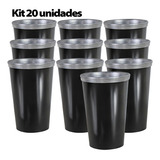 20 Copos Termico Aluminio