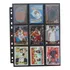 20 Folhas Pretas Com 18 Bolsos P/ Cards Magic Pokemon Yugioh