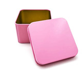 20 Latas Metal Quadrada