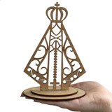 20 Lembrancinha Enfeite Mesa Nossa Senhora Aparecida Mdf Crú