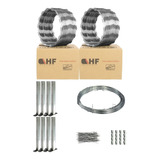 20 Metros Concertina Cerca 45 Cm   Kit Completo Instalação
