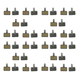 20 Pares Pastilha De Freio Disco Bike Tipo Shimano Sem Mola