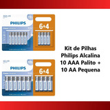 20 Pilhas Alcalinas Philips