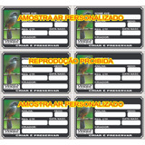 20 Placas De Trinca Ferro Para Gaiola De Pássaros Mod  P10m
