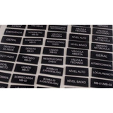 20 Placas Identificacao Quadros