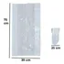 20 Saco De Lixo Branco Leitoso 70 Litro 39x75x25cm Reforçado