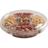 20 Un Bandeja Plástica Petisqueira C  Tampa Descartável G540 Cor Cristal