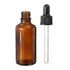 20 Unid  Frasco Vidro Âmbar 30ml Conta Gotas Preto Completo