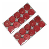 20 Velas Vermelhas Romantica