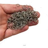 200 Argolinhas Metal Niquelada