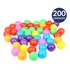 200 Bolinhas Para Piscina De Bolinhas Infantil 70mm Colorida