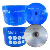 200 Cdr Mídia Virgem Cd Multilaser Logo Cd051