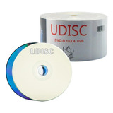 200 Dvd-r Udisc 16x Com Logo Nf Dvd R Virgem Dvd -r - R
