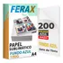 200 Folhas Papel Sublimatico Ferax Azul A4 100g À Prova D'água