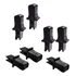 200 Mini Conector Mosquitinho Para Fixar Telas Horta Estufa