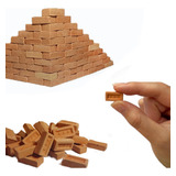 200 Mini Tijolos P Maquete Tijolinhos Miniatura Eng Arq 