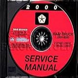 2000 Dodge Truck & Pickup Repair Shop & Service Manual For Ram 1500, 2500, And 3500, Half Ton, Three Quarter Ton, And One Ton, 2-wheel Drive 4-wheel Drive, Gasoline And Diesel Engines.
