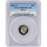 2004 s 10c Silver