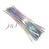 200un Amarrilho Fecho P  Embalagem 4 Cores 10cm X 4mm Cor Furta cor Lisa