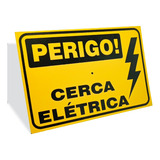 20pcs Placa Cuidado Cerca Elétrica Aluminio 15x10cm Nova