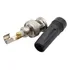20x Conector Bnc Macho Solda Rabicho C/ Capa Cor Preto