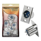 20x Conector Xlr Cannon