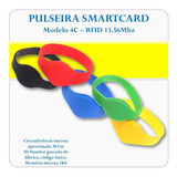 20x Pulseira Tag Proximidade Rfid Smartcard 13 56mhz 1kb