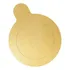 220 Bases De 10cm P  Doces   Cor  Ouro   Marca Ultrafest