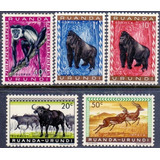 23351 ... Rwanda Urundi - Animais Selvagens Serie