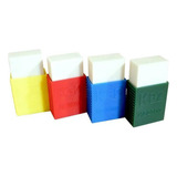 24 Borracha Plastica Branca