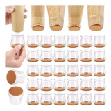 24 Peças Protetor P  Pé Da Cadeira Mesa De Silicone 3 5 Cm