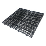 24 Pisos Plastico Preto